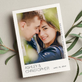 Tarjeta fotográfica Minimalista moderna para guard