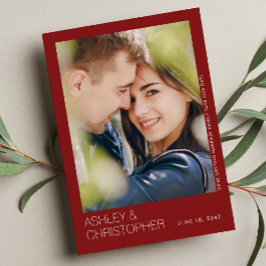 Tarjeta fotográfica Minimalista moderna para guard