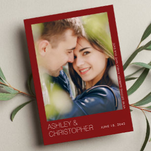 Tarjeta fotográfica Minimalista moderna para guard