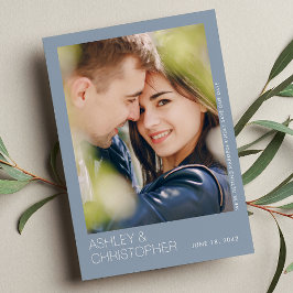 Tarjeta fotográfica Minimalista moderna para guard