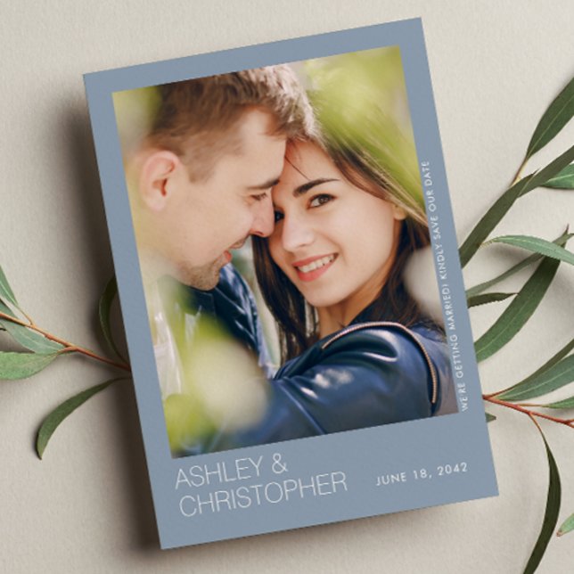 Tarjeta fotográfica Minimalista moderna para guard (Subido por el creador)