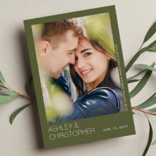 Tarjeta fotográfica Minimalista moderna para guard