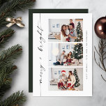 Tarjeta fotográfica navideña de la familia moderna<br><div class="desc">Ilumine su temporada de vacaciones con nuestra moderna tarjeta de fotografía familiar "Merry & Bright". Esta carta, elaborada con un toque de elegancia y un toque de alegría festiva, es perfecta para mostrar esos encantadores momentos familiares. Desde la risa sincera hasta los abrazos cálidos, comparte tus preciados recuerdos con estilo....</div>