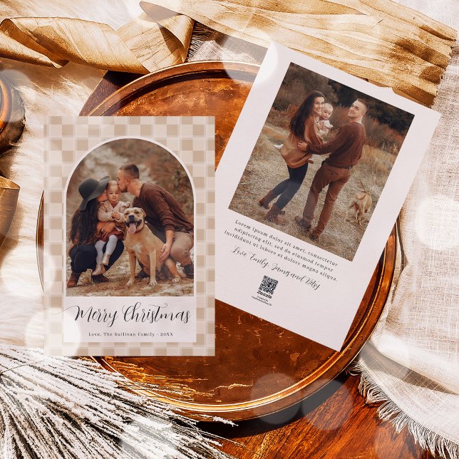 Tarjeta fotográfica navideña de Navidades de escri (Subido por el creador)