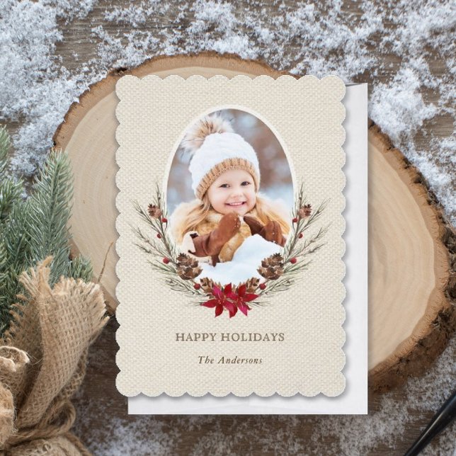 Tarjeta fotográfica navideña de Navidades de la pi (Subido por el creador)