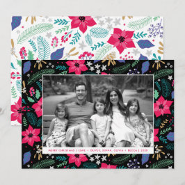 Tarjeta fotográfica navideña de Navidades mágicos 