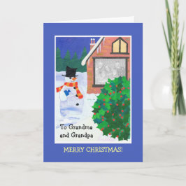 Tarjeta fotográfica navideña de Personalizable com