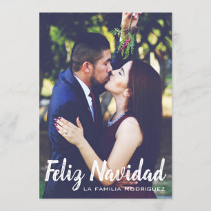 Tarjeta fotográfica navideña - Feliz Navidad