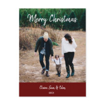 Tarjeta fotográfica navideña - Fotografía calligrá