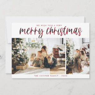 Tarjeta fotográfica navideña   Navidades modernos