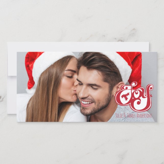 Tarjeta fotográfica navideña para Navidades de ale (Anverso)