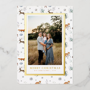 Tarjeta fotográfica navideña para Navidades de ani