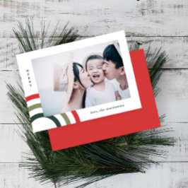 Tarjeta fotográfica navideña para Navidades de fer