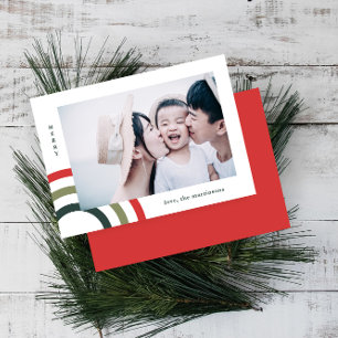 Tarjeta fotográfica navideña para Navidades de fer