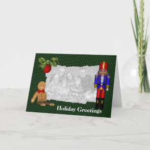 Tarjeta fotográfica navideña para Navidades de la