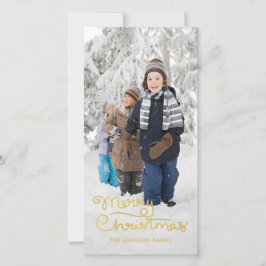 Tarjeta fotográfica navideña para navidades | Letr