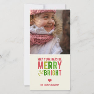 Tarjeta fotográfica navideña/tarjeta de Navidad pa