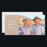 Tarjeta fotográfica navideña WINTER FLURRIES<br><div class="desc"></div>