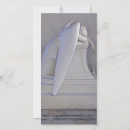 Tarjeta fotográfica Nunca llorar solo (vista later