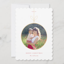 Tarjeta fotográfica Ornament Frame