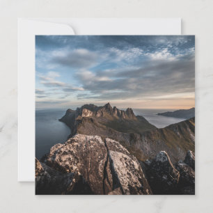 Tarjeta fotográfica paisajística de la Costa de No