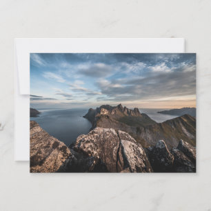 Tarjeta fotográfica paisajística de la Costa de No