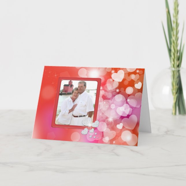 Tarjeta fotográfica para El día de San Valentín (Anverso)