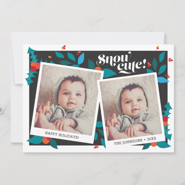 Tarjeta fotográfica para Mascotas de niños reciene (Anverso)