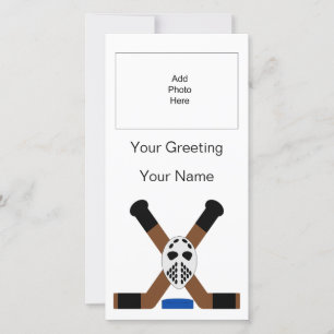 Tarjeta fotográfica personalizada de diseño de hoc