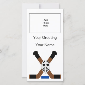Tarjeta fotográfica personalizada de diseño de hoc