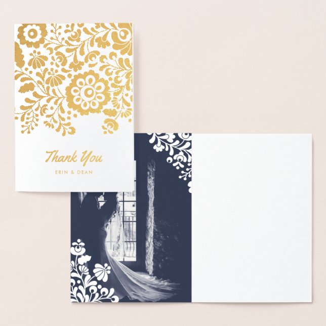 Tarjeta fotográfica personalizada del bordado mexi (Demostración)