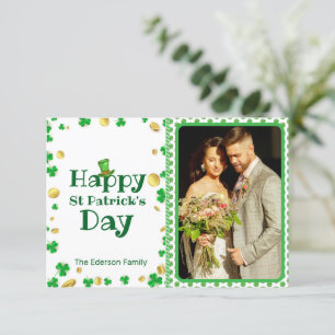 Tarjeta fotográfica personalizada del Día de San P