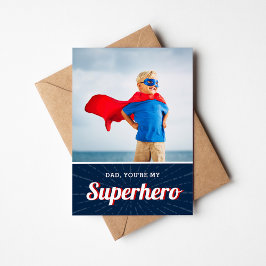 Tarjeta fotográfica personalizada del Día del Padr