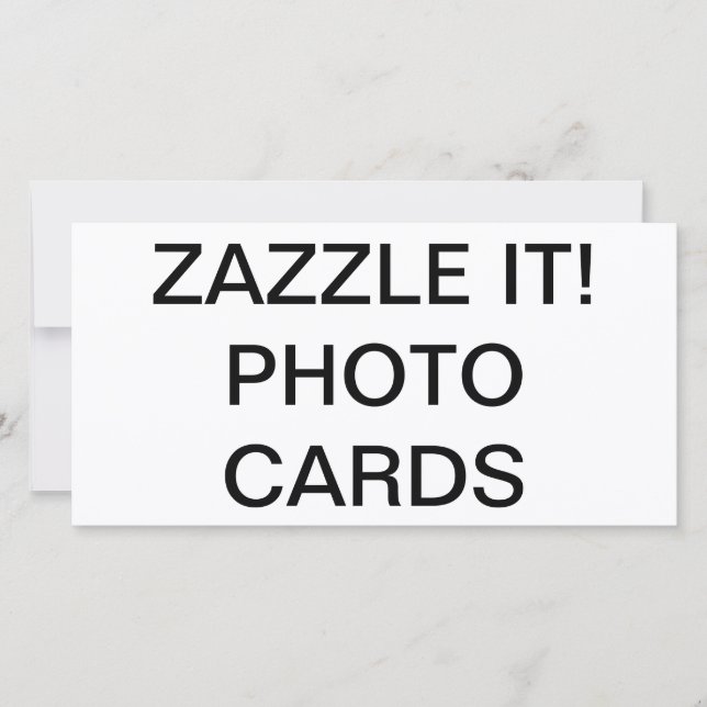 Tarjeta fotográfica personalizada personalizado de (Anverso)