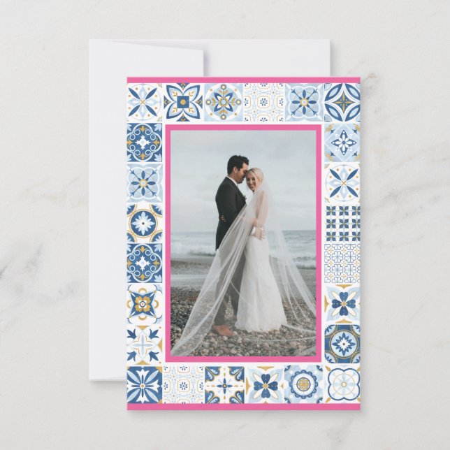 Tarjeta fotográfica personalizado Bridal Shower pa (Anverso)