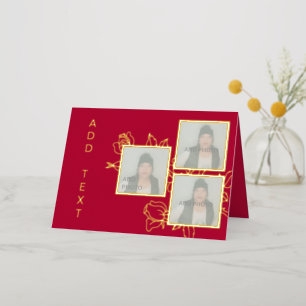 Tarjeta fotográfica Personalizado de Relieve metal