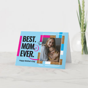 Tarjeta fotográfica Personalizado moderna de 5 x 7