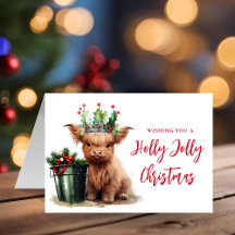 Tarjeta fotográfica plegada para Navidades de High