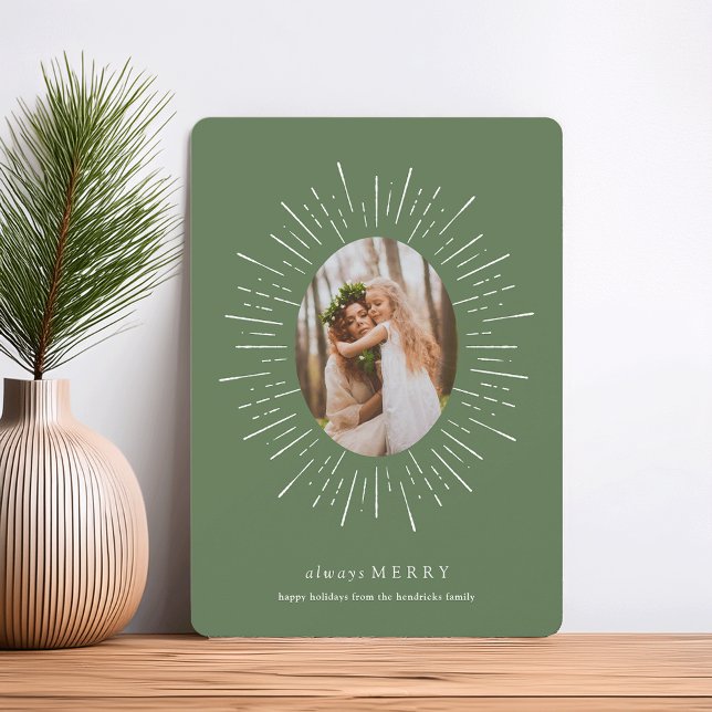 Tarjeta fotográfica Radiant Wish Holiday | Willow (Subido por el creador)