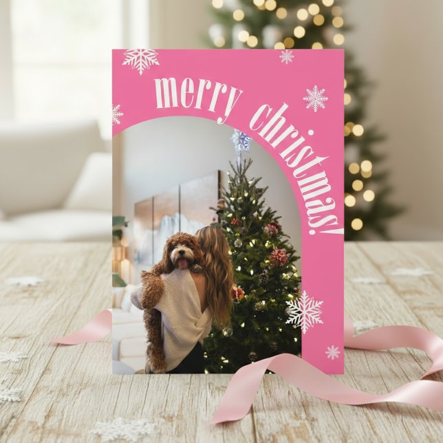 Tarjeta fotográfica Retro Rosa 2024 para Purpurina (Subido por el creador)