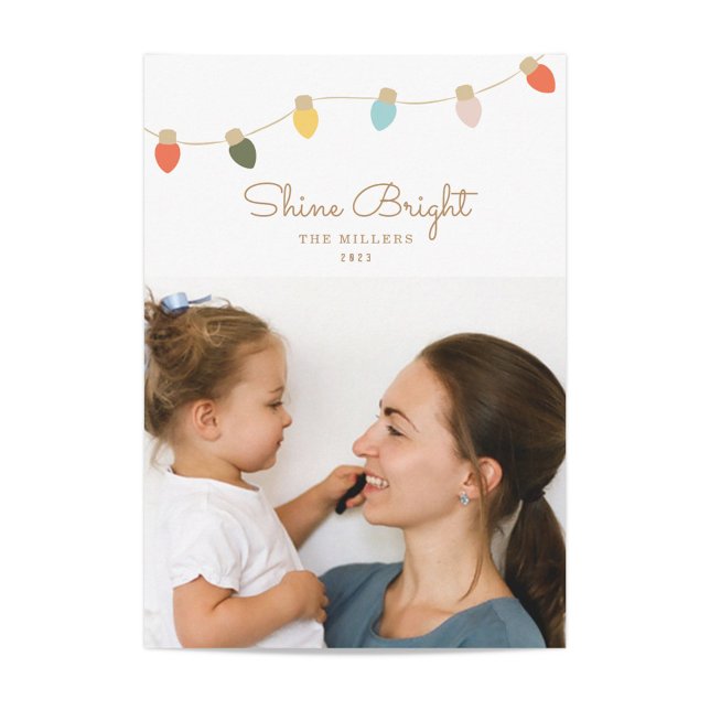 Tarjeta fotográfica Retro Twinkle Light (Subido por el creador)