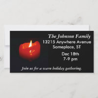 Tarjeta fotográfica - reunión de vacaciones cálida