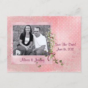 Tarjeta fotográfica "Save the Date"