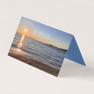 Tarjeta fotográfica Scenic Beach Sunset