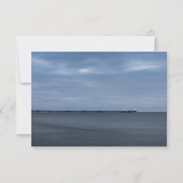 Tarjeta fotográfica Seebrücke Lubmin (Anverso)