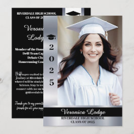 Tarjeta fotográfica Shimmer Shine Graduation Invit