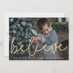 Tarjeta fotográfica Shimmering Believe