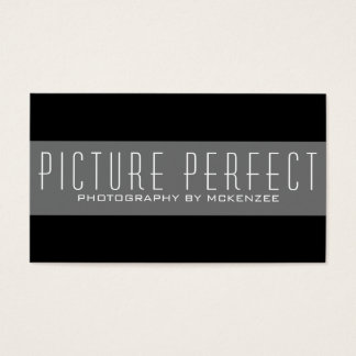 Tarjeta fotográfica simple para fotógrafos negros
