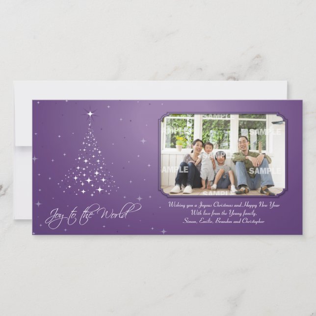 Tarjeta fotográfica Sparkly Joy (Anverso)