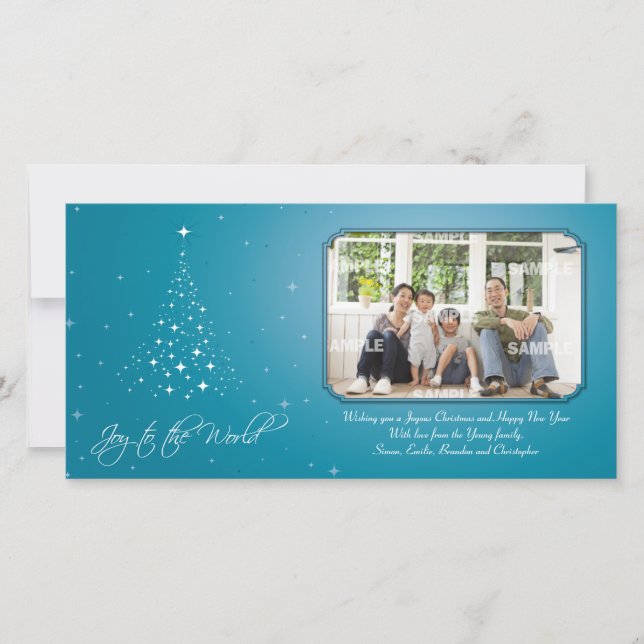 Tarjeta fotográfica Sparkly Joy (Anverso)